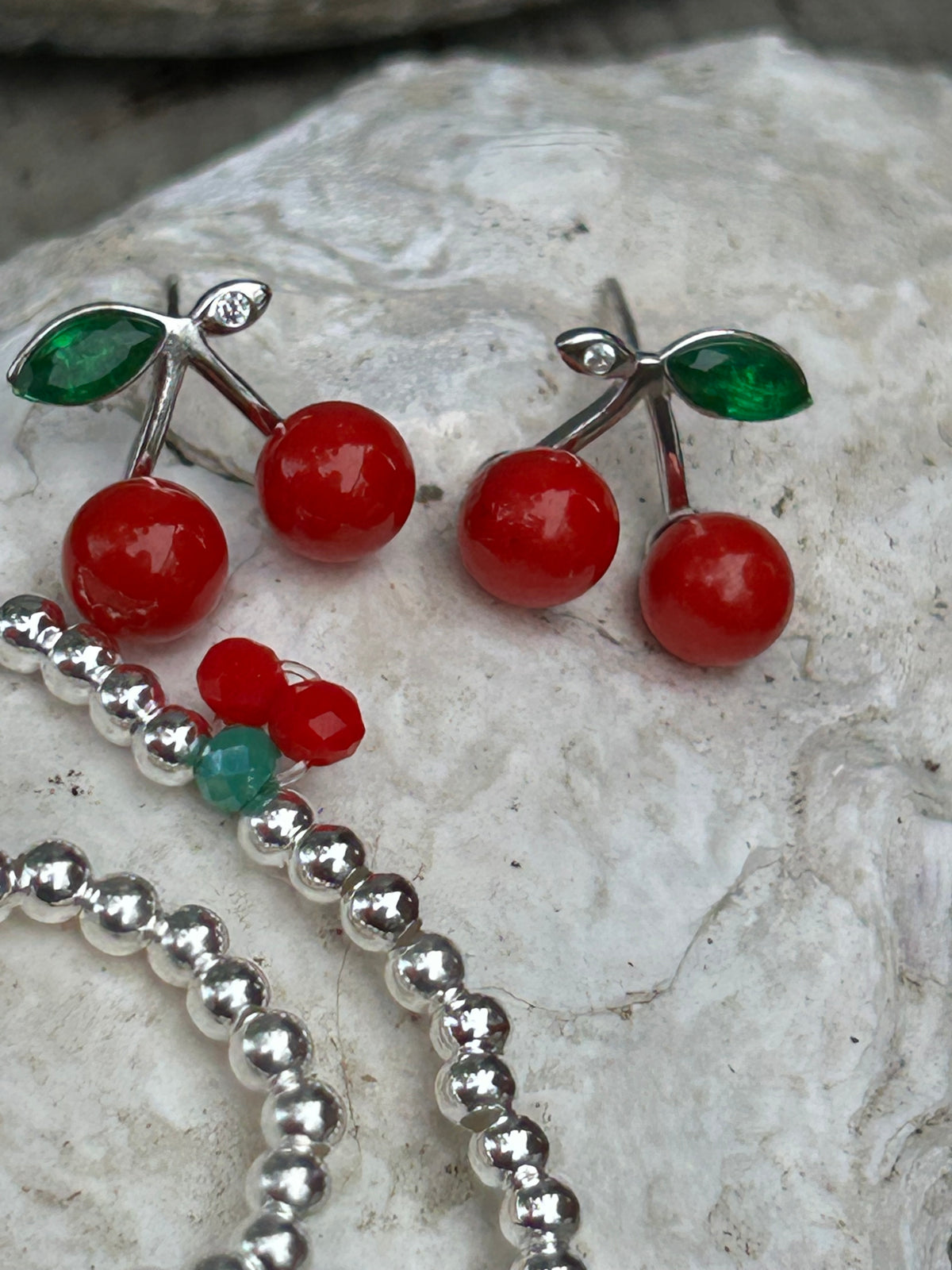 Summer Cherries Earrings