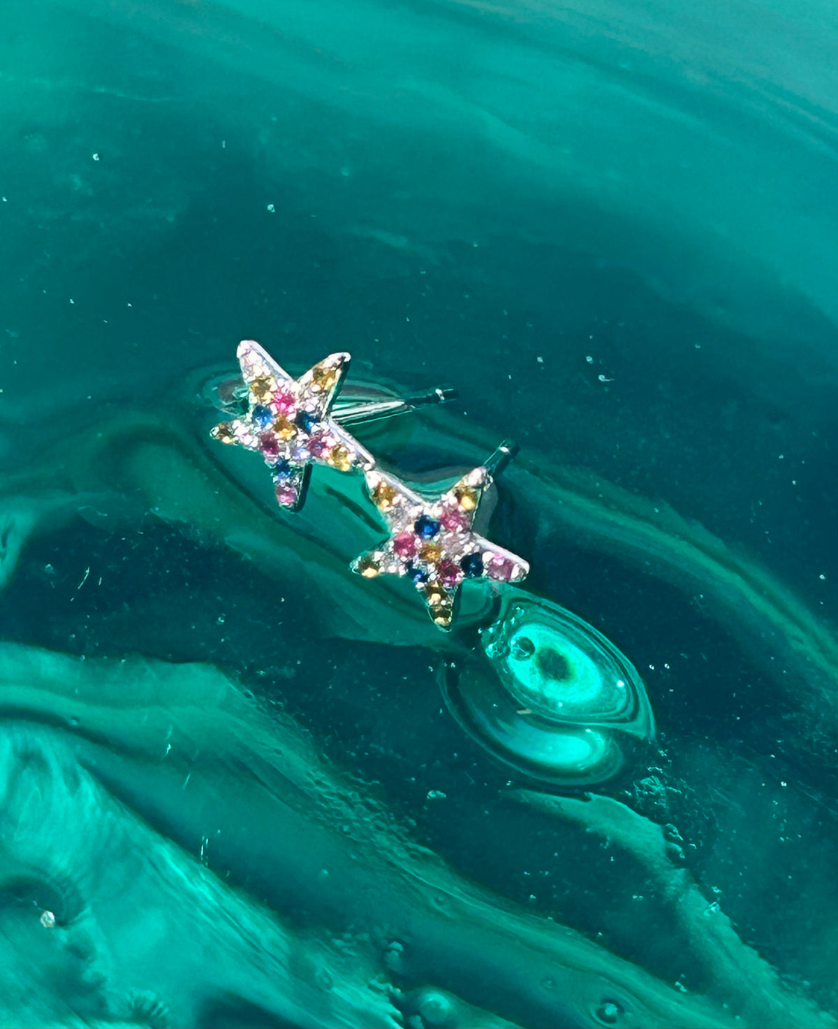 Candy Seastar Silver Earrings
