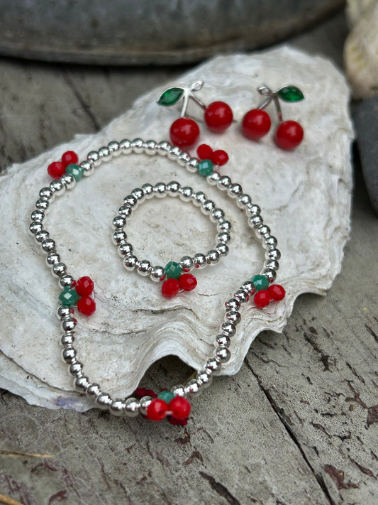 Summer Cherries Earrings