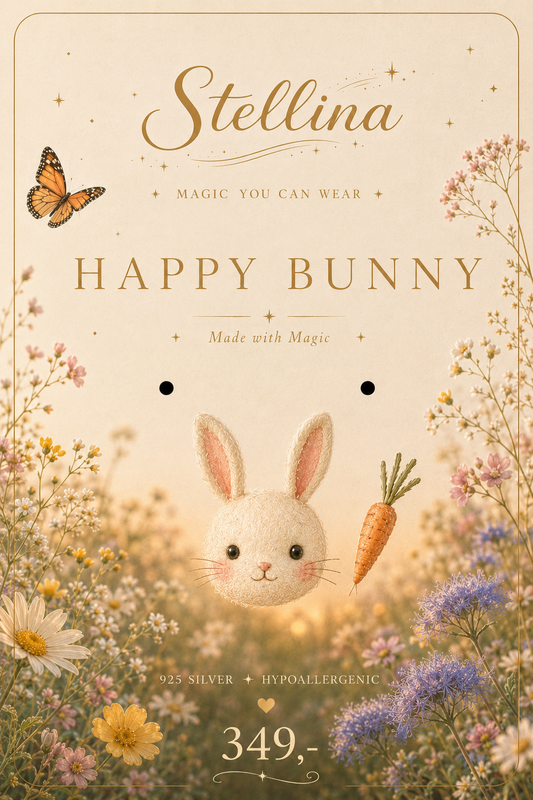 Happy Bunny Earrings