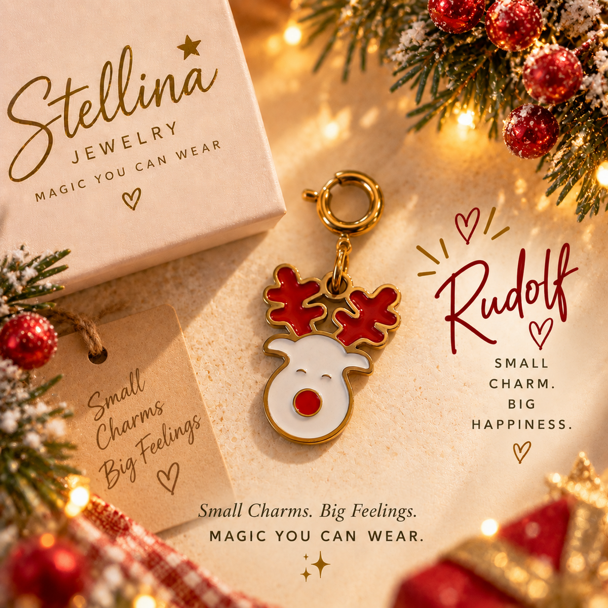 Rudolf Charm 🦌🎄 | Stellina Charm World